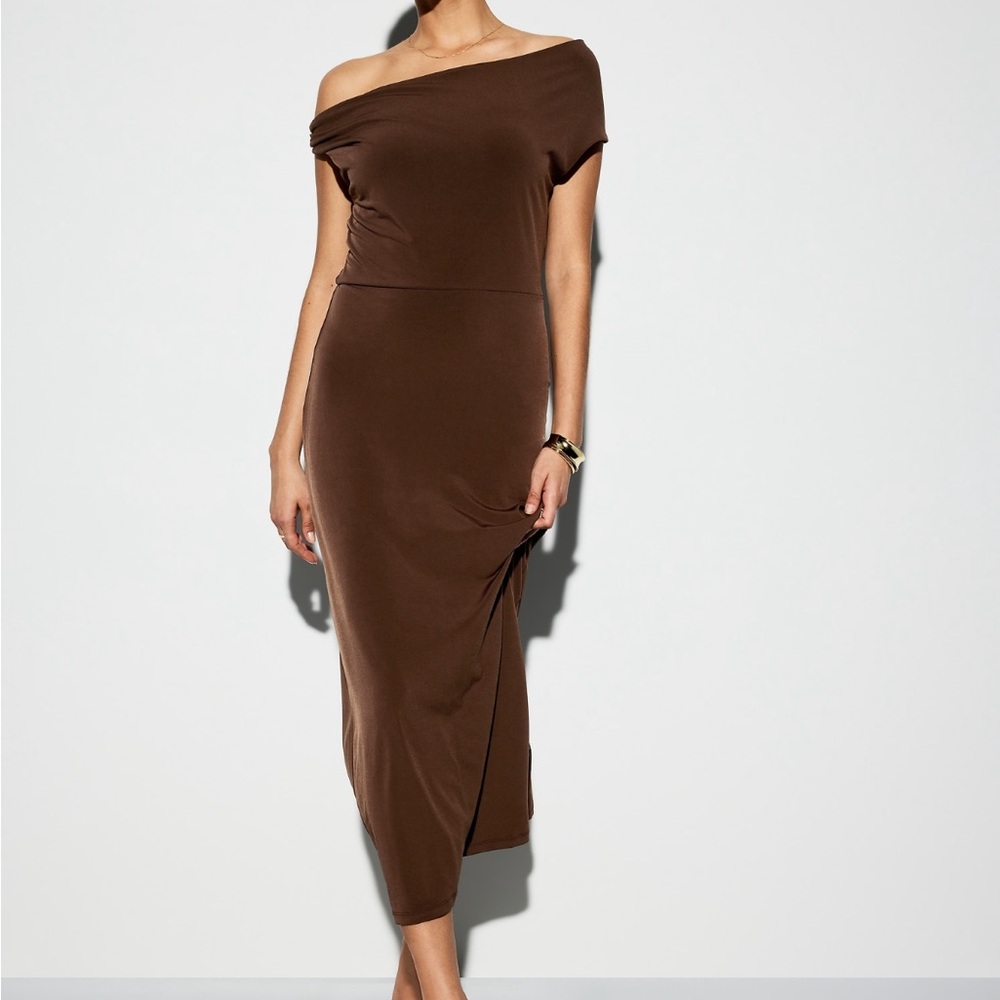 The Occasion by Old Navy One-Shoulder Midi Dress